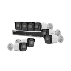 Sistem supraveghere IP exterior basic HikVision KIT-HIK-B8EXT4MP-30M-V2-POE, 8 camere, 2 MP, 2.8 mm, IR 30 m, PoE Sistem supraveghere IP exterior basic HikVision KIT-HIK-B8EXT4MP-30M-V2-POE, 8 camere, 2 MP, 2.8 mm, IR 30 m, PoE