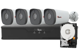 Kit de supraveghere IP, 4 camere exterior 5MP, 4mm, IR 80m si NVR 8 canale, HDD, KITIP-4X-5MP480POEHDD Kit de supraveghere IP, 4 camere exterior 5MP, 4mm, IR 80m si NVR 8 canale, HDD, KITIP-4X-5MP480POEHDD