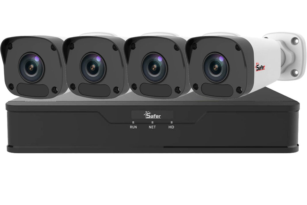 Kit supraveghere video Safer, 4 camere, 2MP Full HD, NVR 4 canale, SAF-4X2MPLED-POE Kit supraveghere video Safer, 4 camere, 2MP Full HD, NVR 4 canale, SAF-4X2MPLED-POE