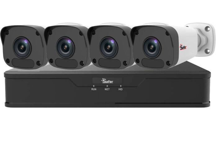 Kit supraveghere video Safer, 4 camere, 2MP Full HD, NVR 4 canale, SAF-4X2MPLED-POE Kit supraveghere video Safer, 4 camere, 2MP Full HD, NVR 4 canale, SAF-4X2MPLED-POE