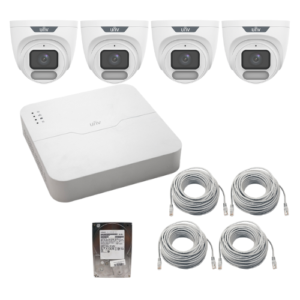 Sistem supraveghere IP Uniview, 4 camere 4MP, Wise-ISP, ColorHunter, lentila 2.8mm, WL 30m, Microfon, NVR 4K, 4 canale 8MP + 4 porturi PoE, HDD 1TB Sistem supraveghere IP Uniview, 4 camere 4MP, Wise-ISP, ColorHunter, lentila 2.8mm, WL 30m, Microfon, NVR 4K, 4 canale 8MP + 4 porturi PoE, HDD 1TB