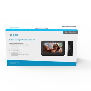 Kit videointerfon analog Hikvision HiLook VI-K12P, 2MP, ecran 7 inch, 1 familie, plug&play, aparent Kit videointerfon analog Hikvision HiLook VI-K12P, 2MP, ecran 7 inch, 1 familie, plug&play, aparent