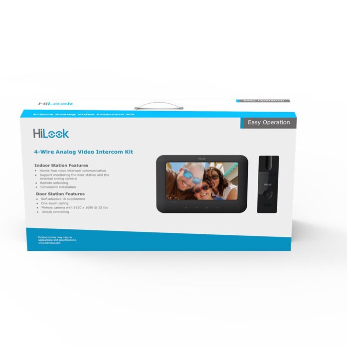 Kit videointerfon analog Hikvision HiLook VI-K12P, 2MP, ecran 7 inch, 1 familie, plug&play, aparent Kit videointerfon analog Hikvision HiLook VI-K12P, 2MP, ecran 7 inch, 1 familie, plug&play, aparent