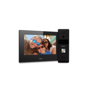 Kit videointerfon hibrid IP WiFi Hikvision HiLook VI-K23P, 2MP, touchscreen, 2.4GHz, ecran 7 inch, 1 familie, aparent, PoE Kit videointerfon hibrid IP WiFi Hikvision HiLook VI-K23P, 2MP, touchscreen, 2.4GHz, ecran 7 inch, 1 familie, aparent, PoE