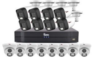 Sistem supraveghere mixt 16 camere rezolutie 2MP Full HD, IR si LED alb, DVR 16 canale, KIT16MIXTSAF Sistem supraveghere mixt 16 camere rezolutie 2MP Full HD, IR si LED alb, DVR 16 canale, KIT16MIXTSAF