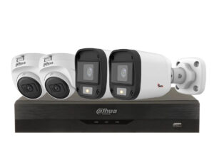 Sistem supraveghere 4 camere mixt, rezolutie 2MP/5MP, IR 20/25m, LED Alb 20m, DVR Dahua 4 canale, KIT4MIXT20DAH Sistem supraveghere 4 camere mixt, rezolutie 2MP/5MP, IR 20/25m, LED Alb 20m, DVR Dahua 4 canale, KIT4MIXT20DAH
