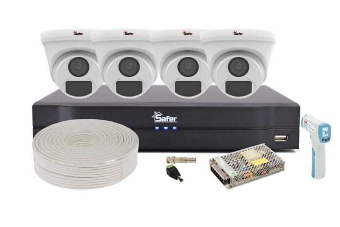 Kit supraveghere video cu accesorii, 4 camere interior 2MP, Safer, KIT5MPINT-SAF-I2 Kit supraveghere video cu accesorii, 4 camere interior 2MP, Safer, KIT5MPINT-SAF-I2