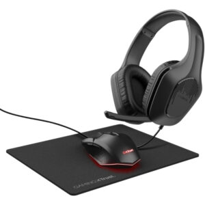 Kit gaming mouse, casti si mousepad Trust GXT 790, 3 in 1, Negru Kit gaming mouse, casti si mousepad Trust GXT 790, 3 in 1, Negru