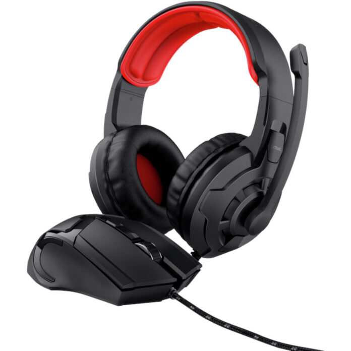 Kit gaming mouse si casti Trust 24761, 2 in 1, negru Kit gaming mouse si casti Trust 24761, 2 in 1, negru