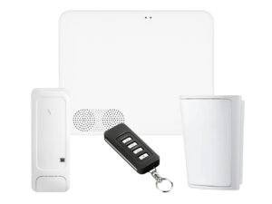 Kit sistem alarma wireless, Wi-Fi, Bluetooth, 128 zone, 4 partitii, contact magnetic, telecomanda, detector PIR, Qolsys KIT IQ4 NS-1 Kit sistem alarma wireless, Wi-Fi, Bluetooth, 128 zone, 4 partitii, contact magnetic, telecomanda, detector PIR, Qolsys KIT IQ4 NS-1