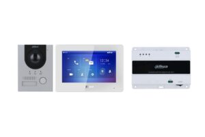 Set videointerfon IP, Dahua, Full HD 2 MP, 7 inch, Iluminator IR, MicroSD, PoE, Indice protectie IK07 si IP65, KTD01-S2(F) Set videointerfon IP, Dahua, Full HD 2 MP, 7 inch, Iluminator IR, MicroSD, PoE, Indice protectie IK07 si IP65, KTD01-S2(F)