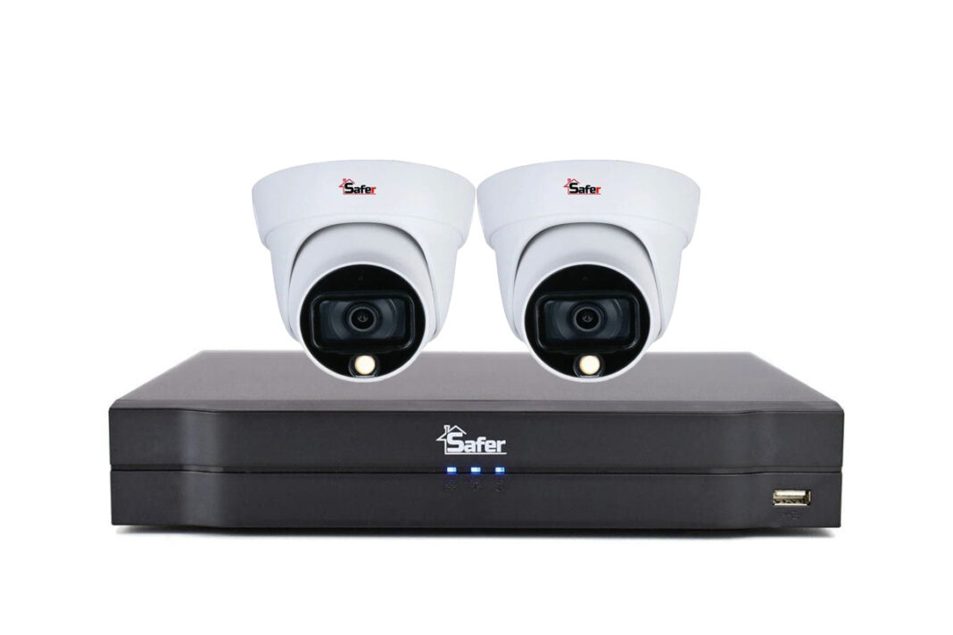 Kit de supraveghere video, 2 camere Dome, Full Color, 5MP, Led alb 20m, DVR 4 canale, Safer KITINT-2X-5MP28I20 Kit de supraveghere video, 2 camere Dome, Full Color, 5MP, Led alb 20m, DVR 4 canale, Safer KITINT-2X-5MP28I20