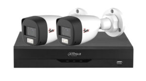 Kit de supraveghere pentru exterior, 2 camere de 2MP Full HD, IR si LED, Tehnologie HDCVI, DVR 4 canale, Functii AI, Dahua KITSAF2X-2MP2028U Kit de supraveghere pentru exterior, 2 camere de 2MP Full HD, IR si LED, Tehnologie HDCVI, DVR 4 canale, Functii AI, Dahua KITSAF2X-2MP2028U