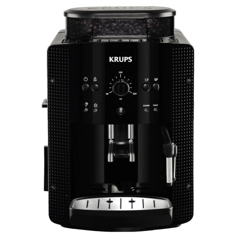 Espressor automat Krups Espresseria Automatic EA810870, 1450W, 15 bar, rezervor apa 1.6 l, sistem spumare lapte, rasnita 3 nivele, oprire automata, negru