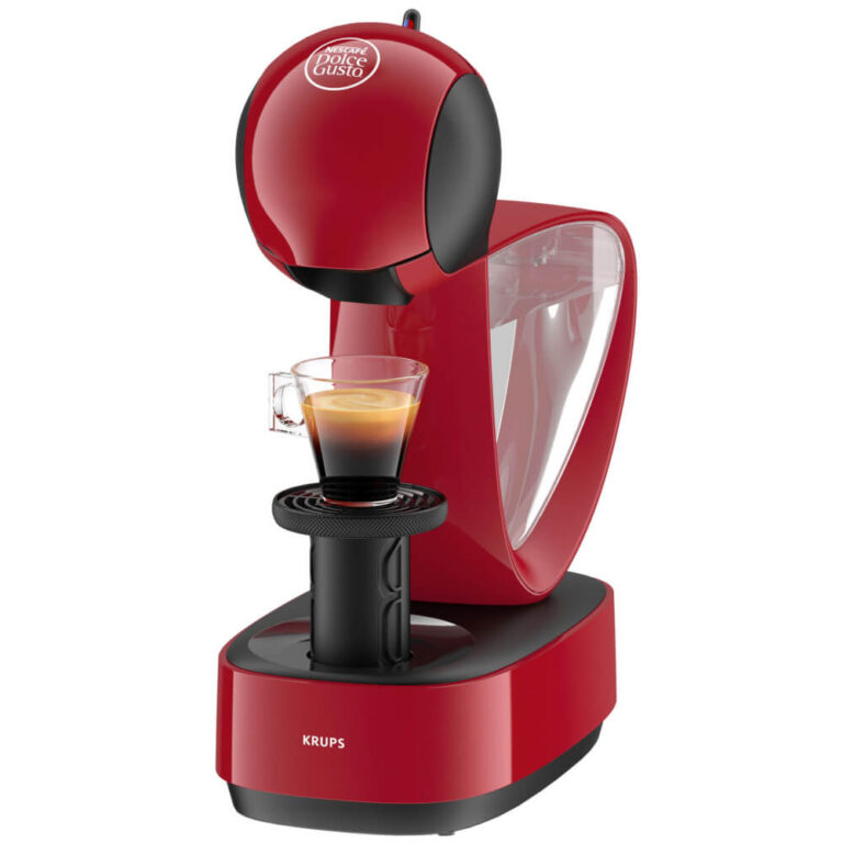 Espressor KRUPS cu capsule NESCAFE Dolce Gusto Infinissima KP170510, 1500 W, 15 bari, functie eco, capacitate rezervor 1.2 L, rosu