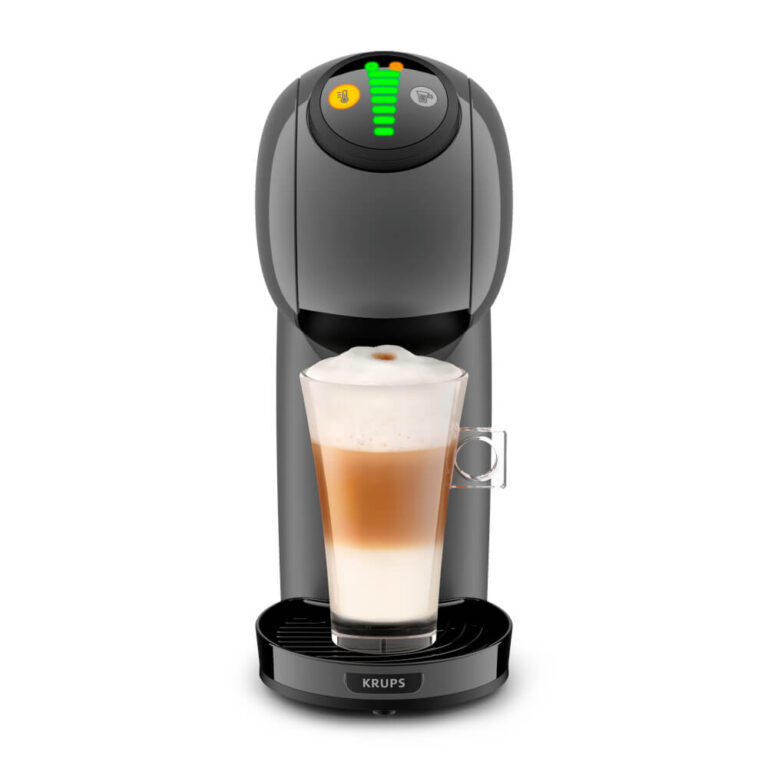 Espressor cu capsule Krups NESCAFÉ® Dolce Gusto® Genio S KP240B10, 1500 W, 15 bari, rezervor apa 0.8 L, temperatura ajustabila, functie Hot & Cold, negru