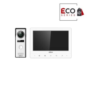 Kit videointerfon Dahua Eco Series KTA02, 1.3 MP, 1 familie, auto IR, aparent, 7 inch Kit videointerfon Dahua Eco Series KTA02, 1.3 MP, 1 familie, auto IR, aparent, 7 inch