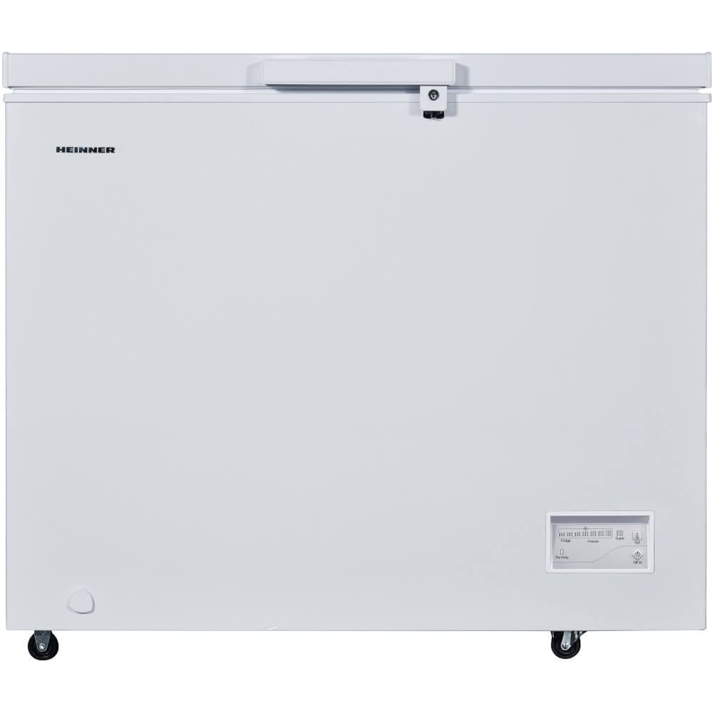 Lada frigorifica Heinner HCF-287CNHE++, 287 L, Compresor inverter, Control electronic, Congelare rapida, Clasa E Lada frigorifica Heinner HCF-287CNHE++, 287 L, Compresor inverter, Control electronic, Congelare rapida, Clasa E