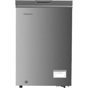 Lada frigorifica Heinner HCF-HM100CSE++, 98 L, Display rezistent la apa, Control electronic, Rezistenta la frig, Clasa E, Argintiu Lada frigorifica Heinner HCF-HM100CSE++, 98 L, Display rezistent la apa, Control electronic, Rezistenta la frig, Clasa E, Argintiu