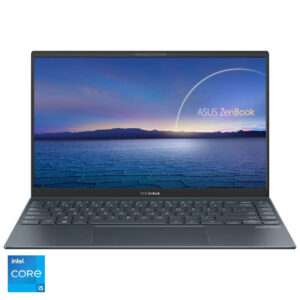 Laptop ASUS ZenBook 14 UX425EA-KI501, Intel Core i5-1135G7, 14 inch, Full HD, 8GB, 1TB SSD, Intel Iris Xe Graphics, Free DOS, Gri Inchis Laptop ASUS ZenBook 14 UX425EA-KI501, Intel Core i5-1135G7, 14 inch, Full HD, 8GB, 1TB SSD, Intel Iris Xe Graphics, Free DOS, Gri Inchis