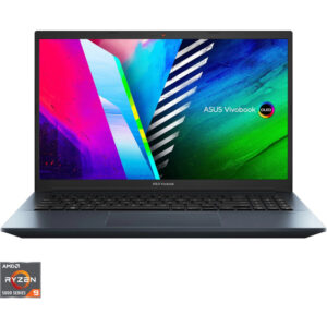 Laptop ASUS Vivobook Pro 15 M3500QC, 15.6 inch, AMD Ryzen 9 5900HX, 16GB, 1TB SSD, Nvidia GeForce RTX 3050, No OS, Albastru Laptop ASUS Vivobook Pro 15 M3500QC, 15.6 inch, AMD Ryzen 9 5900HX, 16GB, 1TB SSD, Nvidia GeForce RTX 3050, No OS, Albastru