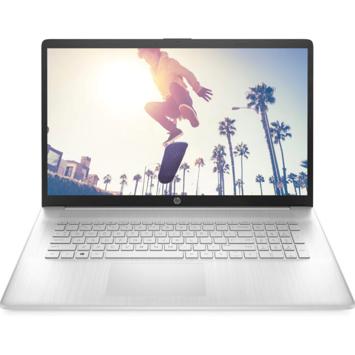 Laptop HP 17-cp0001nq, AMD Ryzen 7 5700U, 17.3inch, Full HD, 16GB DDR4, 256GB SSD, 1TB HDD, AMD Radeon Graphics, Windows 11 Home, Argintiu