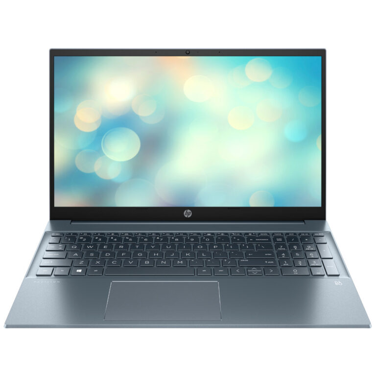 Laptop HP Pavilion 5D5M1EA, 15.6 inch, Full HD,  AMD Ryzen 5 5500U, 16GB DDR4, 512GB SSD, AMD Radeon, Windows 11 Home, Albastru