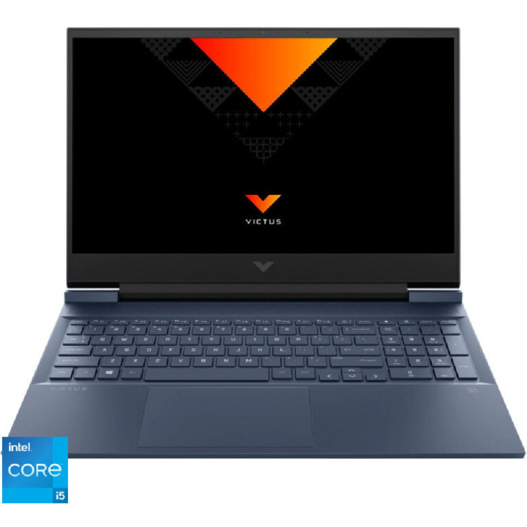 Laptop HP Victus Gaming 16-d0095nq, 16.1 inch, Intel Core i5-11400H, 16GB, 512GB SSD, NVIDIA GeForce RTX 3050 Ti, Albastru