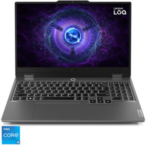 Laptop Lenovo Gaming LOQ 15IAX9, 15.6inch,144Hz, Intel Core i5-12450HX, 16 GB RAM, 512 GB SSD, nVidia RTX 4060, No OS, Gri Laptop Lenovo Gaming LOQ 15IAX9, 15.6inch,144Hz, Intel Core i5-12450HX, 16 GB RAM, 512 GB SSD, nVidia RTX 4060, No OS, Gri