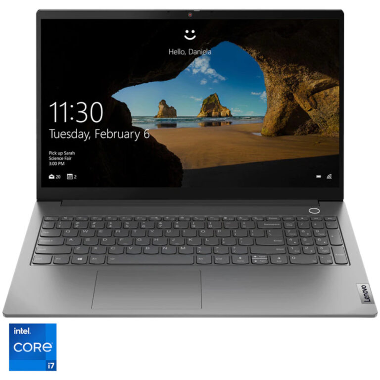 Laptop Lenovo ThinkBook 15 G2, 15.6 inch, Full HD, Intel Core i7-1165G7, 16GB, 512GB SSD, Intel Iris Xe Graphics, Free DOS, Mineral Grey