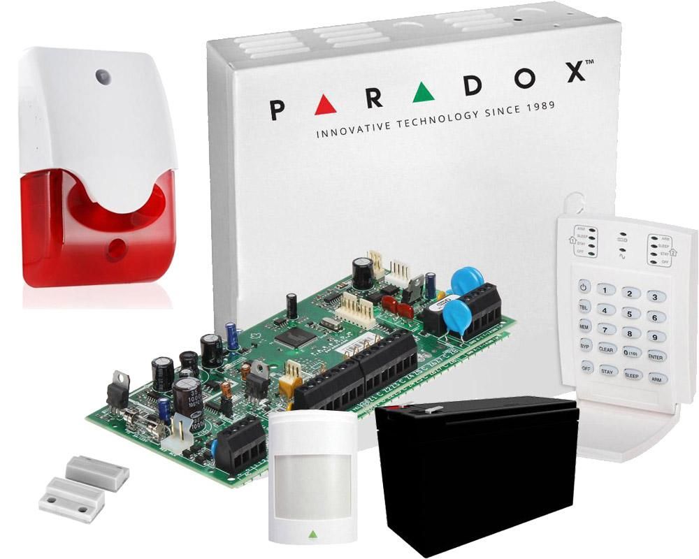 Kit sistem alarma Paradox SP5500+K10 de interior KITSP55K10INT Kit sistem alarma Paradox SP5500+K10 de interior KITSP55K10INT