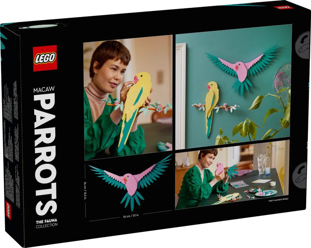 Lego Art Colectia de Fauna Papagali Ara 31211