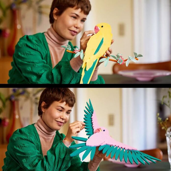 Lego Art Colectia de Fauna Papagali Ara 31211