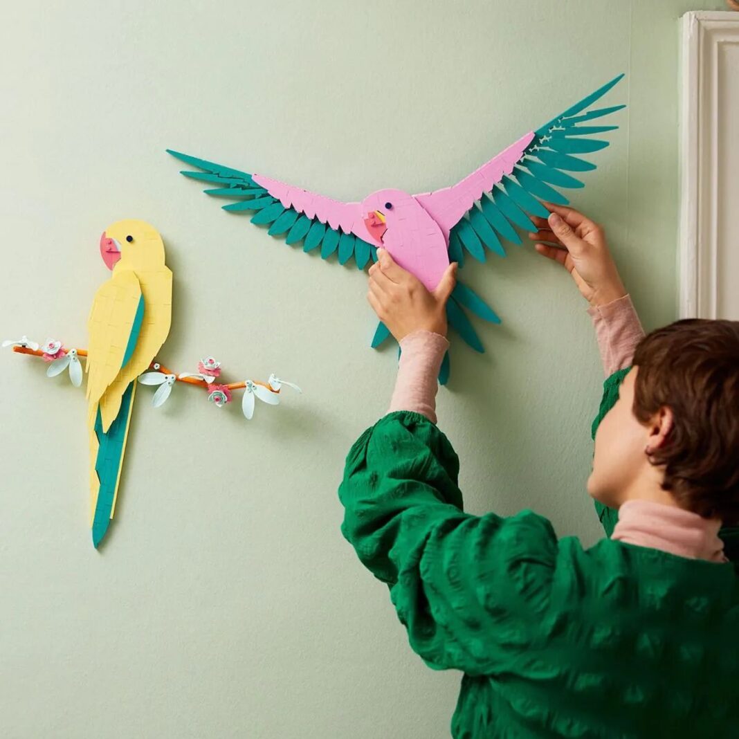 Lego Art Colectia de Fauna Papagali Ara 31211