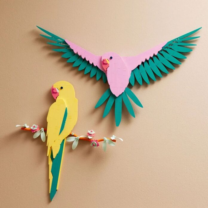 Lego Art Colectia de Fauna Papagali Ara 31211