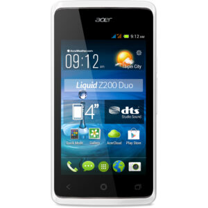 Telefon mobil Acer Liquid Z200, 4GB, Alb Telefon mobil Acer Liquid Z200, 4GB, Alb
