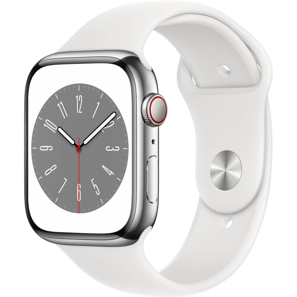 Apple Watch Series 8 GPS + Cellular, 45mm, Graphite Stainless Steel Case, Midnight Sport Band Apple Watch Series 8 GPS + Cellular, 45mm, Graphite Stainless Steel Case, Midnight Sport Band