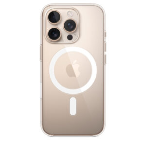 Husa de protectie Apple Clear Case pentru iPhone 16 Pro, MagSafe, Transparent Husa de protectie Apple Clear Case pentru iPhone 16 Pro, MagSafe, Transparent