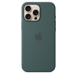 Husa de protectie Apple Silicone Case pentru iPhone 16 Pro Max, MagSafe, Lake Green Husa de protectie Apple Silicone Case pentru iPhone 16 Pro Max, MagSafe, Lake Green
