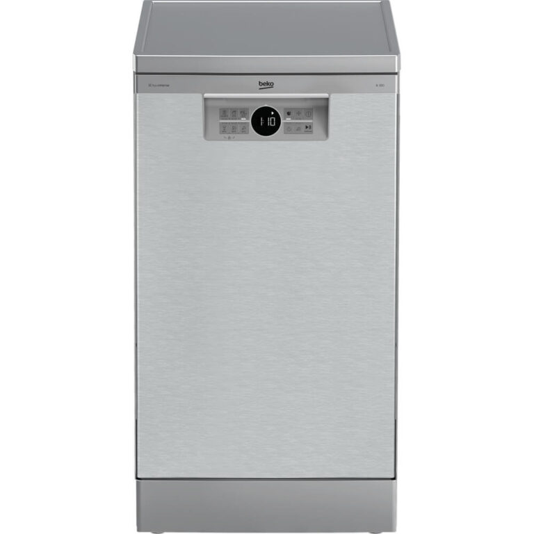 Masina de spalat vase Beko BDFS26020XQ, 10 seturi, 6 programe, Motor ProSmart Inverter, Hygiene Intense, Dirt Sensor, AquaIntense, Inox, Clasa E
