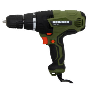 Masina de gaurit Heinner VMGF001, 300 W, 800 RPM, Tensiune alimentare 220 V, 24 trepte torsiune, Mandrina 10 mm, Negru/Verde Masina de gaurit Heinner VMGF001, 300 W, 800 RPM, Tensiune alimentare 220 V, 24 trepte torsiune, Mandrina 10 mm, Negru/Verde