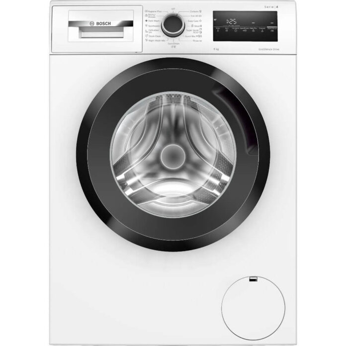 Masina de spalat rufe Bosch WAN28267BY, 1400 RPM, 8 kg, EcoSilence Drive, ActiveWater, Super Quick 30, Program Delicate, Alb, Clasa C