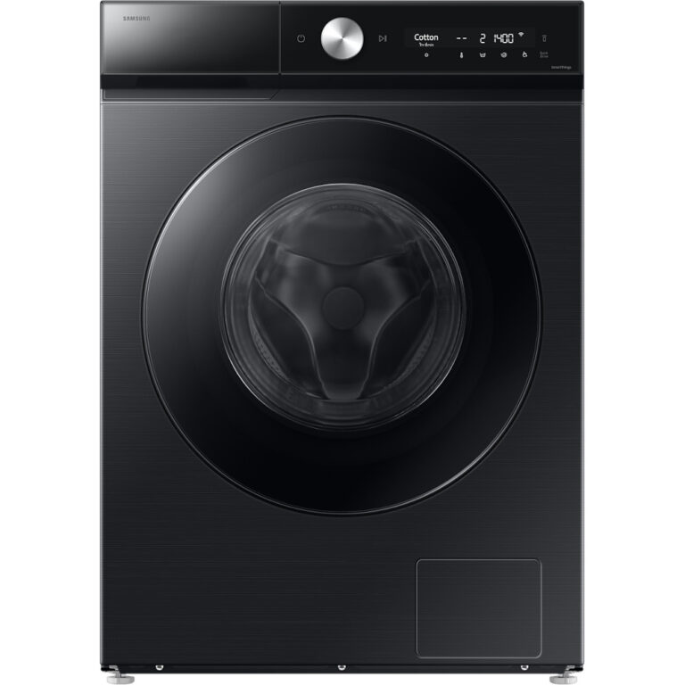 Masina de spalat rufe cu uscator Samsung WD11DB8B85GBU4, 11/6 kg, 1400 RPM, Negru, Clasa A/D, AI Wash, Auto Dispense, AI Ecobubble, AI Control, Quick Bubble, Negru