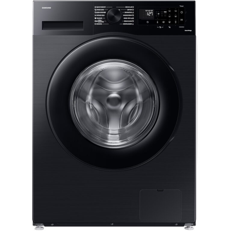 Masina de spalat rufe Samsung WW80CGC04DABLE, 1400 RPM, 8 Kg, Motor Digital Inverter, Wifi SmartThings, Eco Bubble, Clasa A, Negru