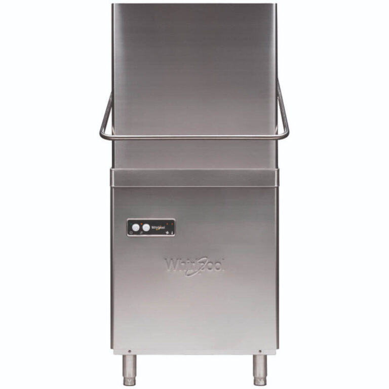 Masina de spalat vase semi-profesionala cu capota Whirlpool Eco Line ECM 532 U, Panou control mecanic, Dozaj automat detergent, Agent clatire, Argintiu