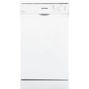 Masina de spalat vase Heinner HDW-FS4552WE++, 10 seturi, Rapid 30, Eco, Aquastop, Cos ajustabil, 11 l, 85 cm, Alb Masina de spalat vase Heinner HDW-FS4552WE++, 10 seturi, Rapid 30, Eco, Aquastop, Cos ajustabil, 11 l, 85 cm, Alb
