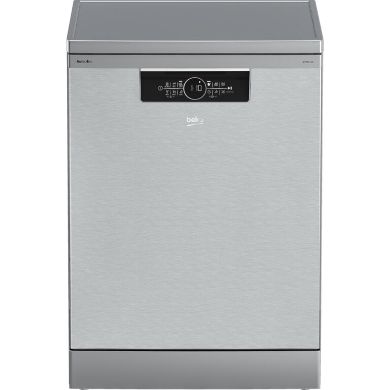 Masina de spalat vase independenta Beko BDFN36640XA, 16 seturi, 6 programe, Hygiene Intense, Intensive 70°, Dozator glisant pentru detergent, Argintiu, Clasa C