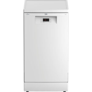 Masina de spalat vase independenta Beko BDFS15020W, 10 seturi, 5 programe, Hygiene Intense, Intensive 70°, Dozator glisant pentru detergent, Alb, Clasa E Masina de spalat vase independenta Beko BDFS15020W, 10 seturi, 5 programe, Hygiene Intense, Intensive 70°, Dozator glisant pentru detergent, Alb, Clasa E
