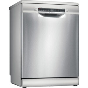 Masina de spalat vase independenta BOSCH 7SMS4EMI02E, Seria 4, incarcare la 1/2, Machine Care Vario Speed Plus, Silver Inox, Clasa C Masina de spalat vase independenta BOSCH 7SMS4EMI02E, Seria 4, incarcare la 1/2, Machine Care Vario Speed Plus, Silver Inox, Clasa C