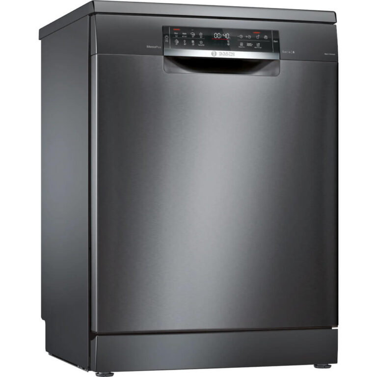 Masina de spalat vase Bosch SMS6ECC51E, 13 seturi, 8 programe, Program Silence, AquaSensor, Clasa C, Negru Inox